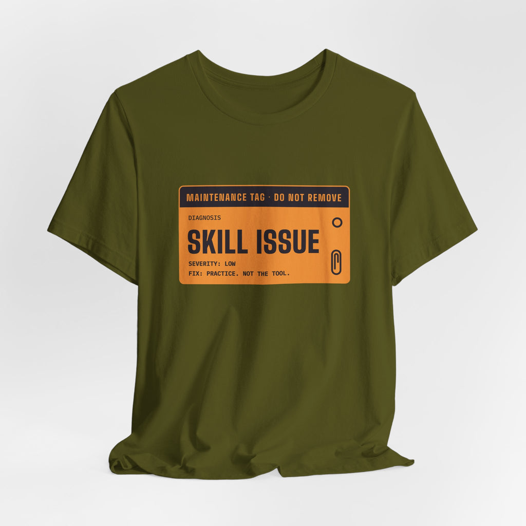 Skill Issue diagnosis t-shirt, funny programmer gift