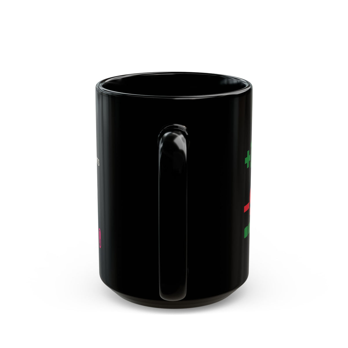 Diff Stat black coffee mug, funny code review gift for programmers