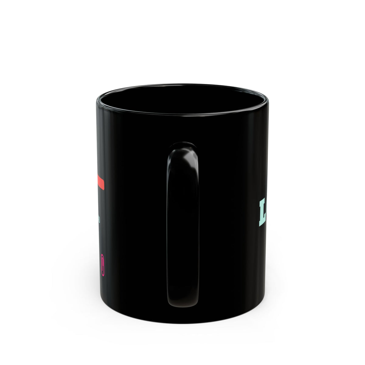 LGTM black coffee mug, funny code review gift for software engineers