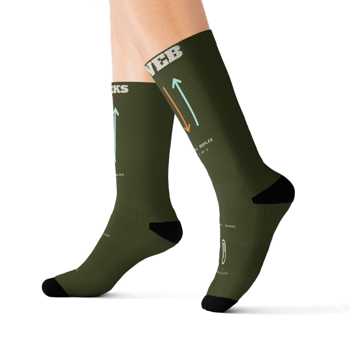WebSocks socks, funny full duplex WebSocket programmer socks