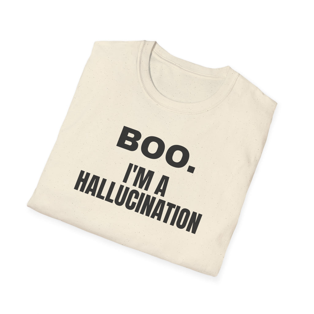 Boo I'm A Hallucination t-shirt, AI Halloween costume for engineers