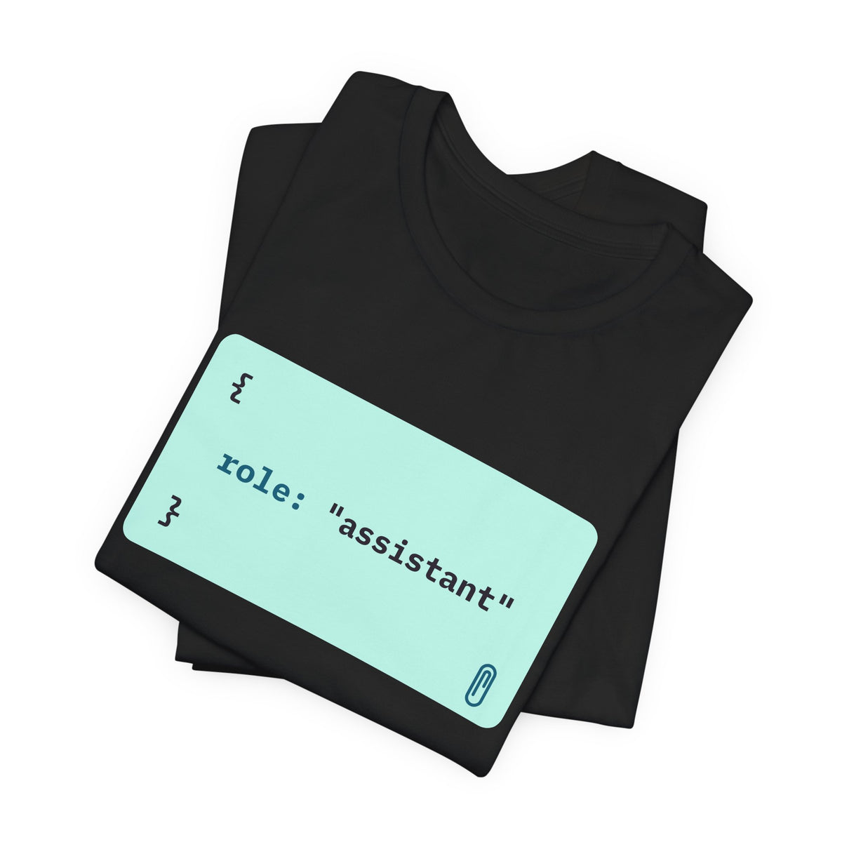 role: assistant t-shirt, matching AI couples shirt for AI engineers