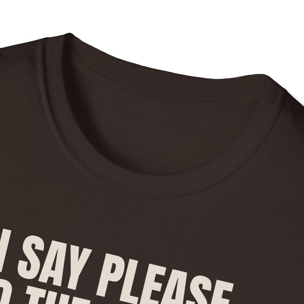 I Say Please To The Robots t-shirt, funny AI gift