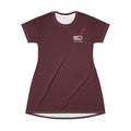 Sleep Mode long sleep shirt in wine, cozy sleepwear gift for AI engineers