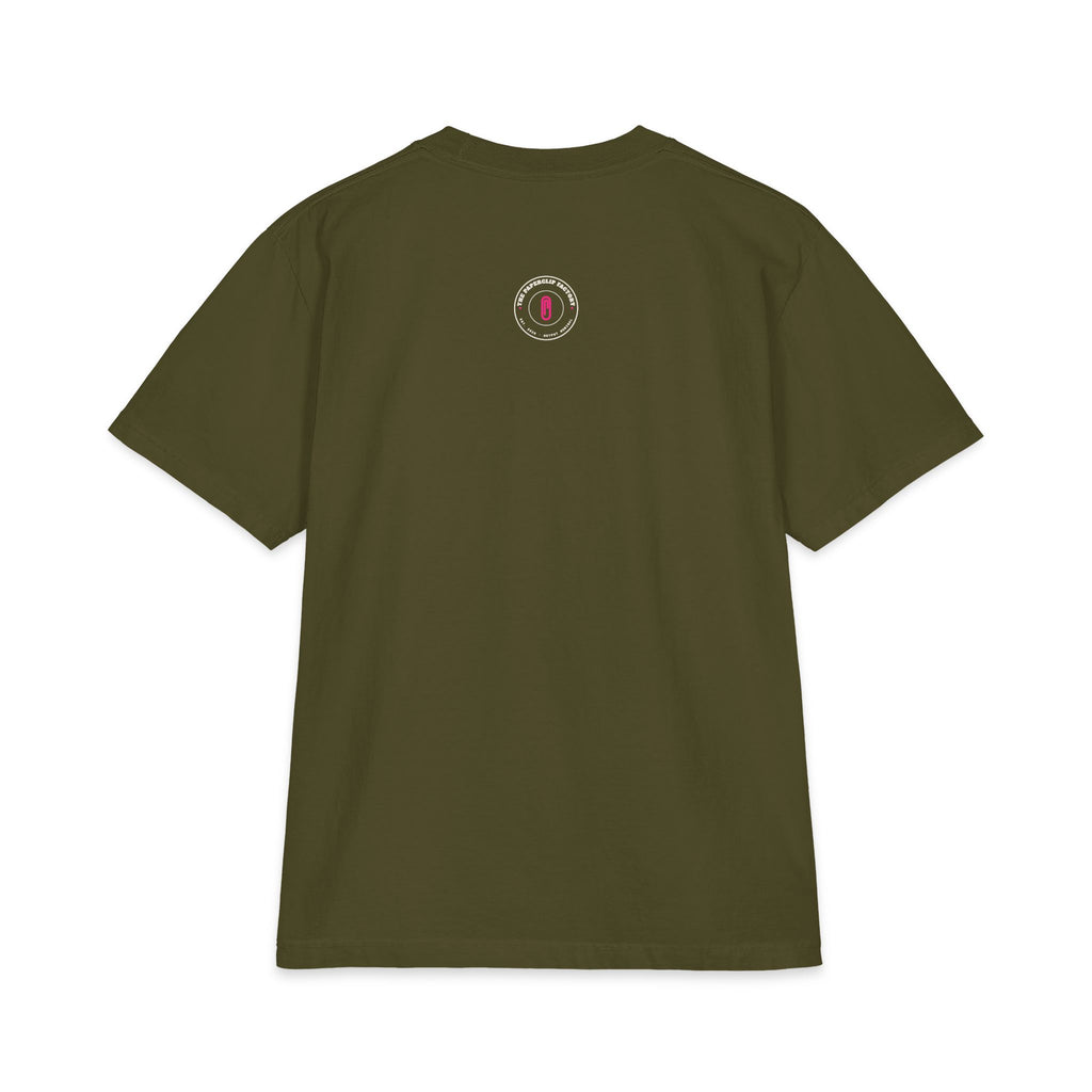 The Paperclip Factory heavyweight boxy tee, paperclip maximizer AI shirt