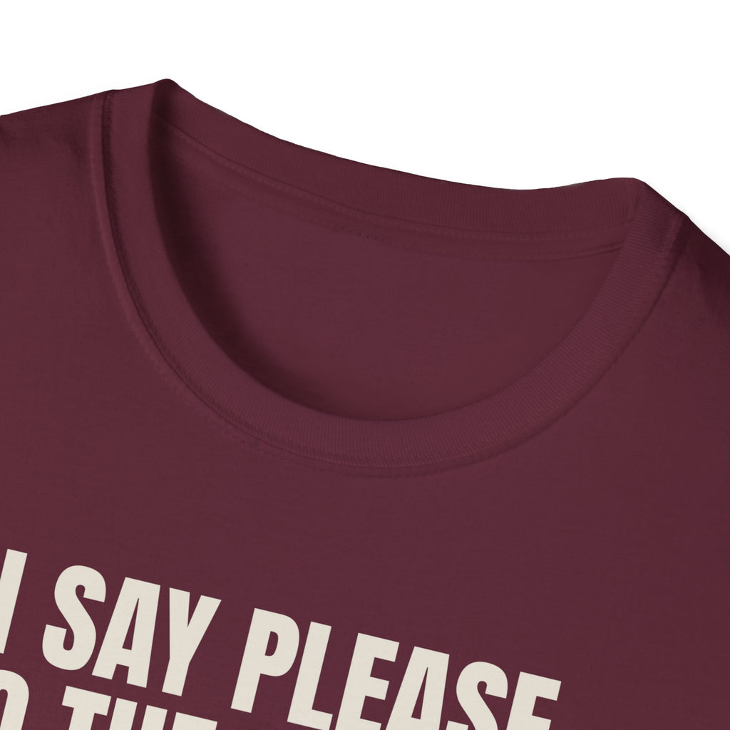 I Say Please To The Robots t-shirt, funny AI gift