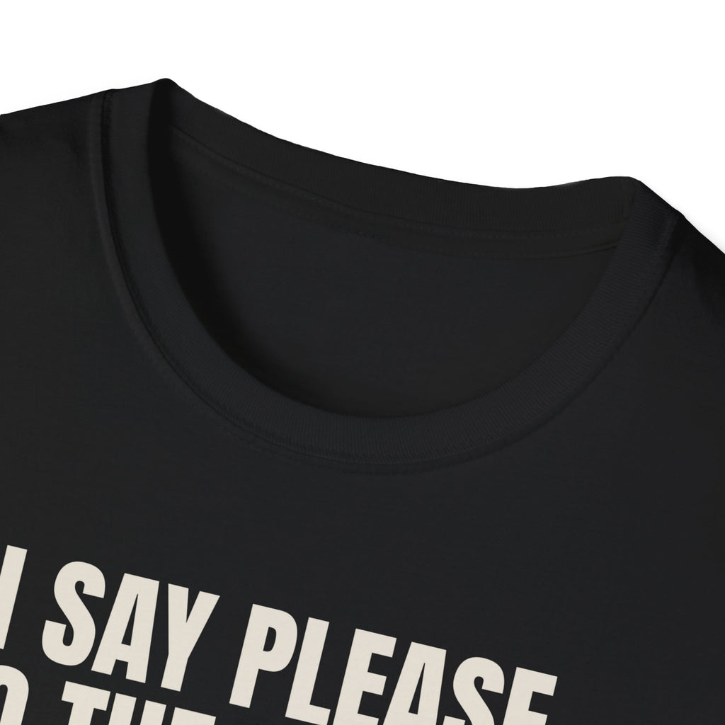 I Say Please To The Robots t-shirt, funny AI gift