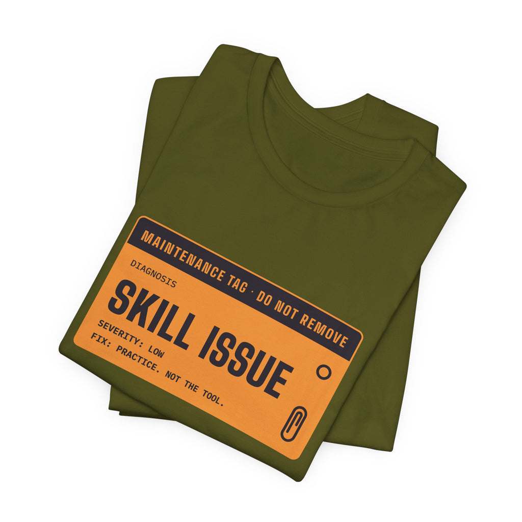 Skill Issue diagnosis t-shirt, funny programmer gift