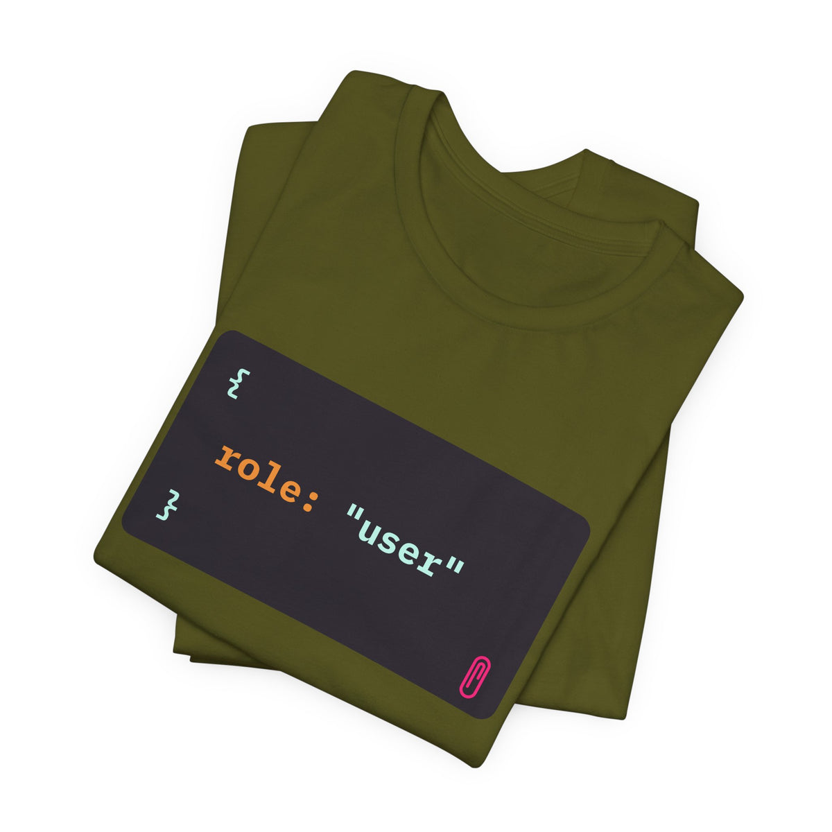 role: user t-shirt, matching AI couples shirt for AI engineers