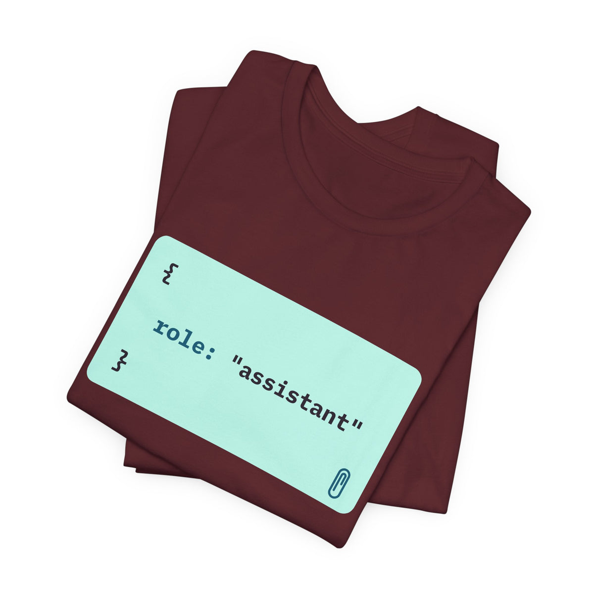 role: assistant t-shirt, matching AI couples shirt for AI engineers