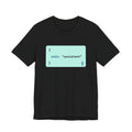 role: assistant t-shirt, matching AI couples shirt for AI engineers (black)
