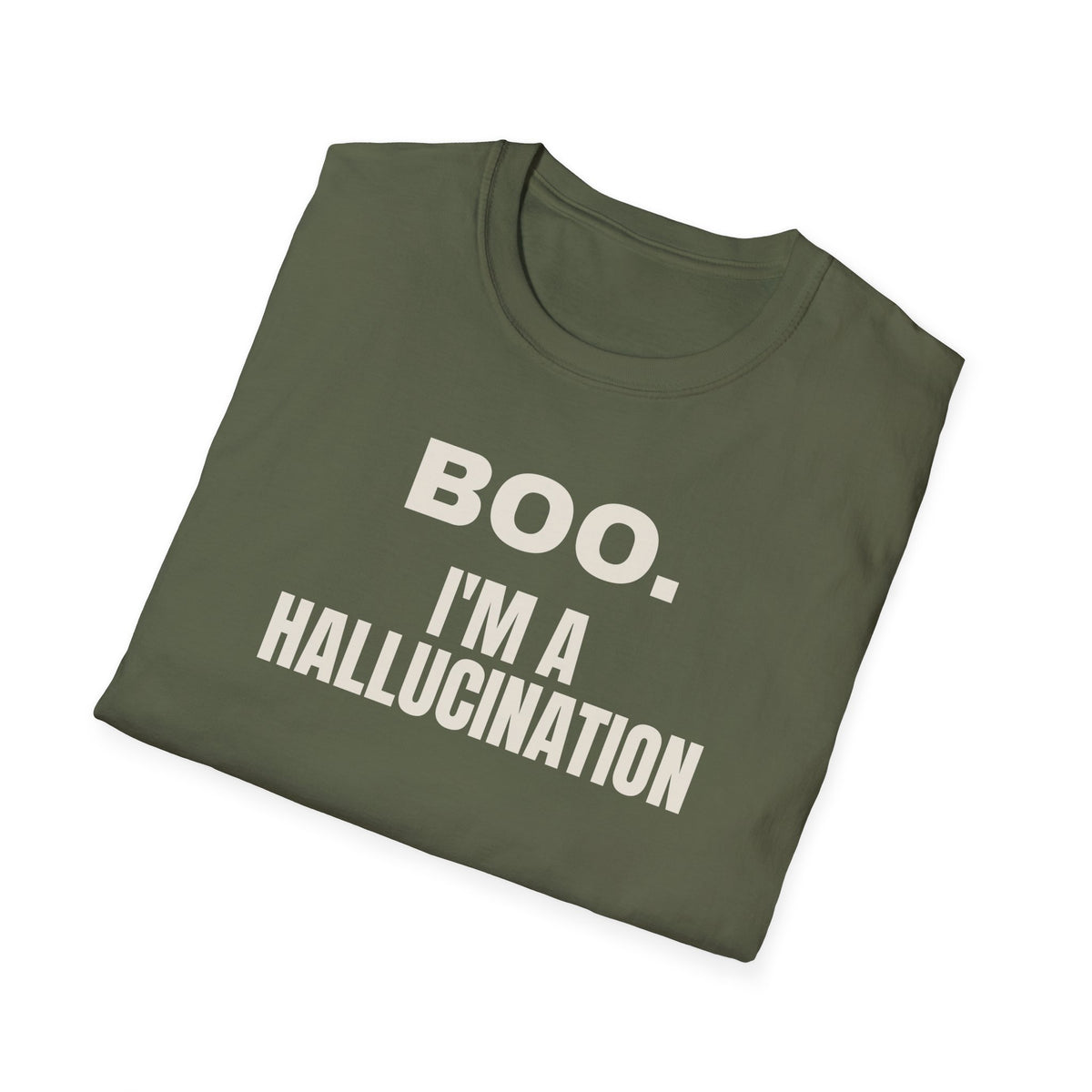 Boo I'm A Hallucination t-shirt, AI Halloween costume for engineers