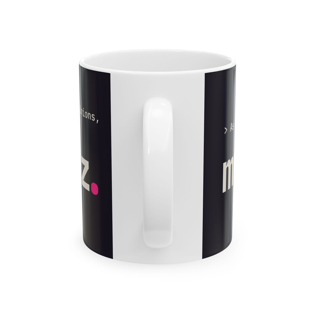 As a Large Language Mug, 11 oz