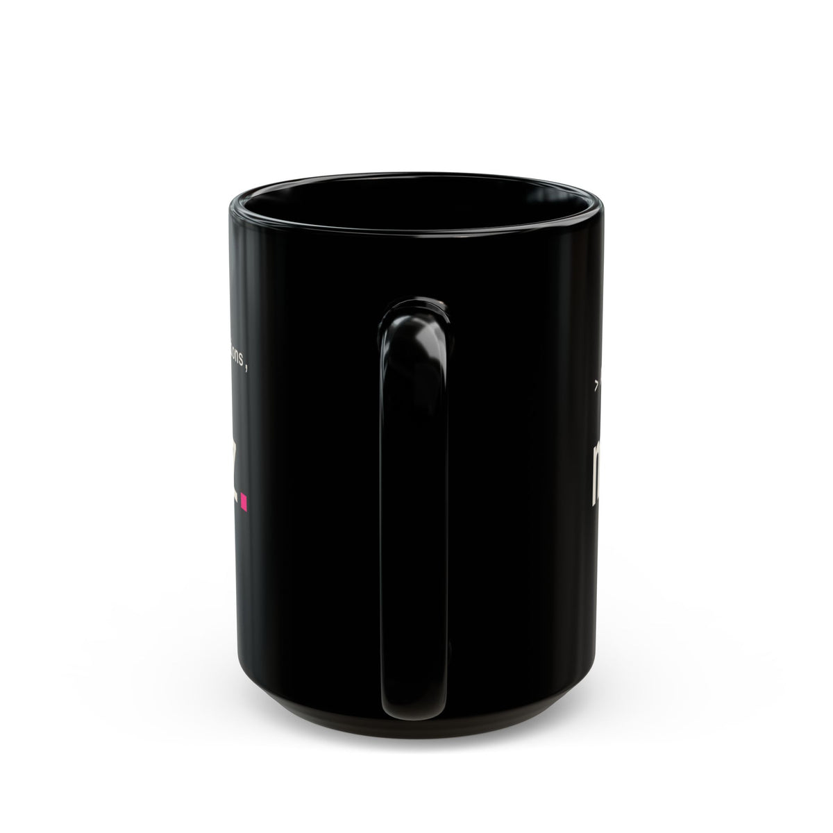 As a Large Language Mug 15 oz black, funny LLM coffee mug for AI engineers