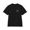 Diff Stat heavyweight boxy tee, funny AI code review shirt (black)