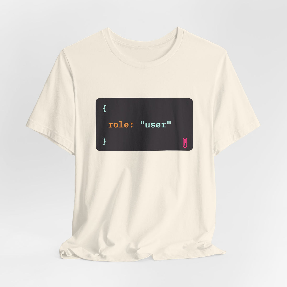 role: user t-shirt, matching AI couples shirt for AI engineers