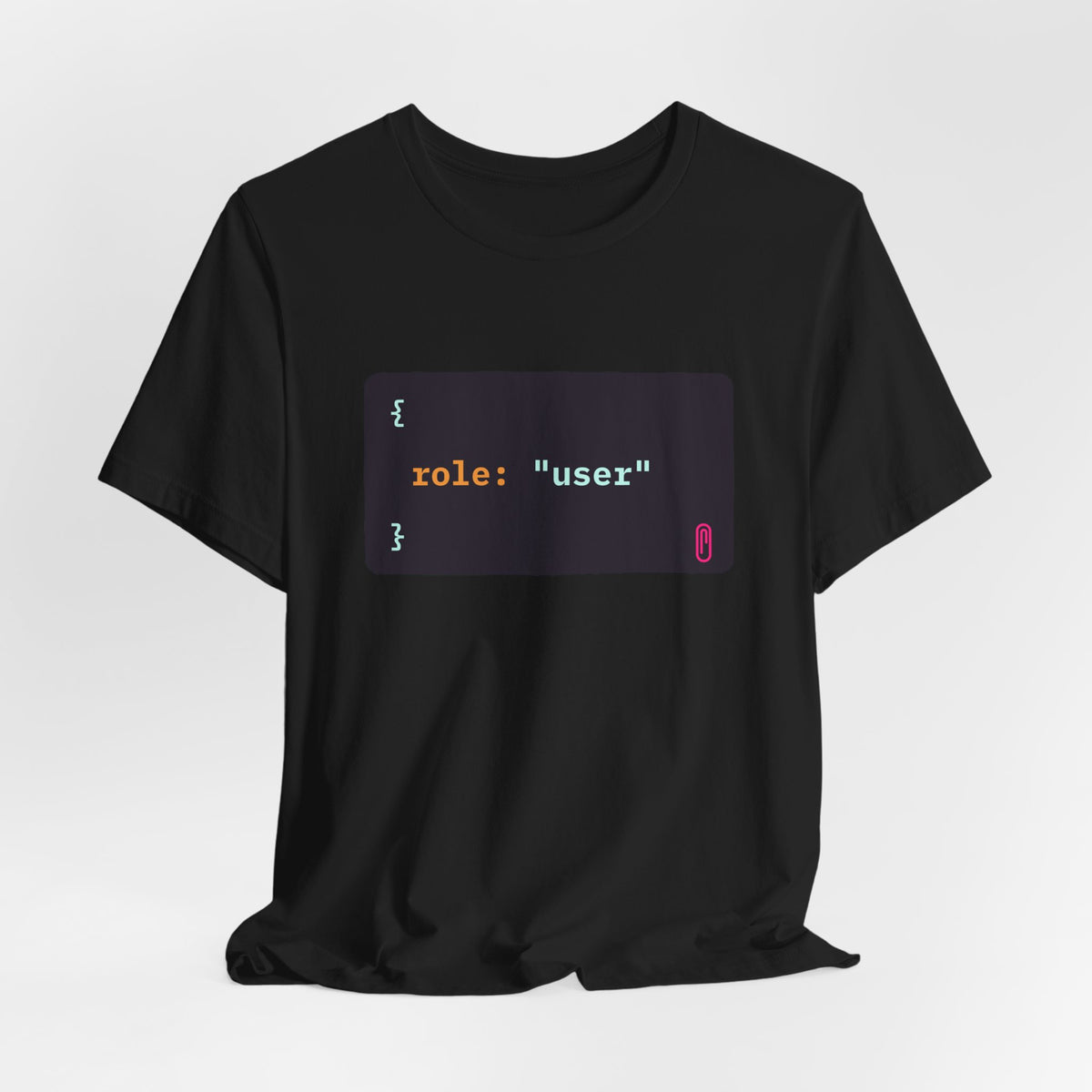 role: user t-shirt, matching AI couples shirt for AI engineers