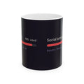 Social Battery 90% Used 11 oz coffee mug, gift for AI engineers